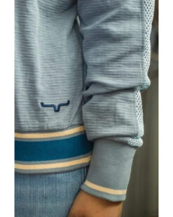 Kimes Ranch Women's Color-Block Somers Dream Embroidered Logo Hoodie -Optimal Clothing Store 2000346066 401 P4