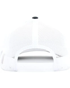 Oil Field Hats Men's Black & White Texas State Sunset Patch Golf Mesh-Back Ball Cap -Optimal Clothing Store 2000346215 001 P3