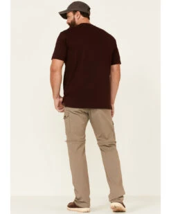 Wrangler ATG Men's All-Terrain Brindle Zip-Off Cargo Pants -Optimal Clothing Store 2000346869 342 P4