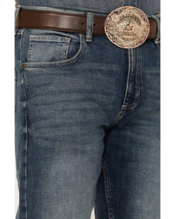 Wrangler 20X Men's No.44 Ember Dark Wash Stretch Slim Straight Jeans - Long -Optimal Clothing Store 2000347672 400 P2