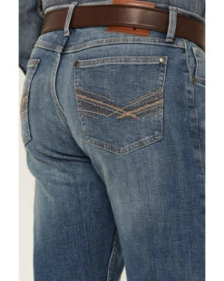 Wrangler 20X Men's No.44 Sierra Medium Wash Stretch Slim Straight Jeans - Long 9 Wrangler 20X Men's No.44 Sierra Medium Wash Stretch Slim Straight Jeans - Long -Optimal Clothing Store 2000347675 400 P4