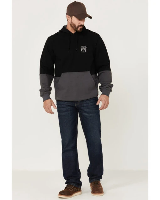 Cody James Men's FR Fleece Solid Hooded Work Sweatshirt - Image 2