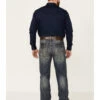 Rock & Roll Denim Men's Vintage Dark Wash Double Barrel Relaxed Straight Jeans -Optimal Clothing Store 2000351110 400 P1