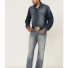 Cody James Core Men's Bear Down Light Wash Stretch Slim Bootcut Jeans