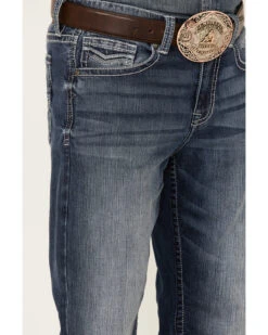 Cody James Men's Double Kicker Medium Dark Wash Stretch Relaxed Bootcut Jeans -Optimal Clothing Store 2000351797 400 P2