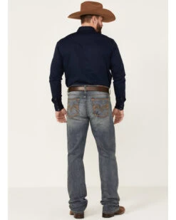 Cody James Men's Star Gazer Dark Wash Stretch Stackable Straight Leg Jeans -Optimal Clothing Store 2000351798 400 P3