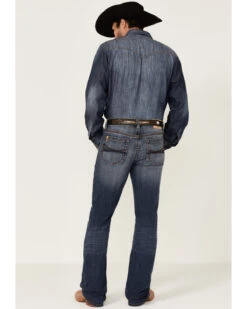 Cody James Core Men's Yuma Medium Wash Stretch Performance Slim Bootcut Jeans -Optimal Clothing Store 2000351817 400 P3