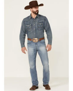 Cody James Men's Buckskin Light Wash Stretch Slim Straight Jeans
