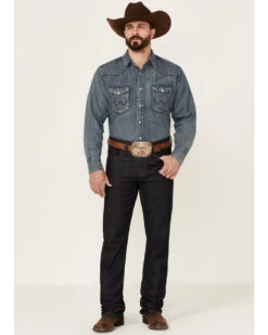 Cody James Men's Heeler Dark Wash Stretch Stackable Straight Leg Jeans