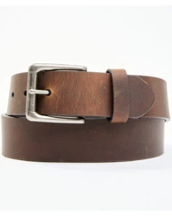 Hawx Men's Brown Casual Bomber Leather Belt
