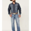Ariat Men's M4 Dallas Goldfield Light Wash Relaxed Bootcut Jeans - Big -Optimal Clothing Store 2000357123 400 P1