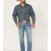 Ariat Men's M7 Hartwell Julian Medium Wash Stretch Slim Straight Jeans -Optimal Clothing Store 2000357128 400 P1