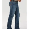 Wrangler 20X Men's No.42 Vintage Dark Wash Stretch Slim Brumsley Bootcut Jeans -Optimal Clothing Store 2000358075 400 P1