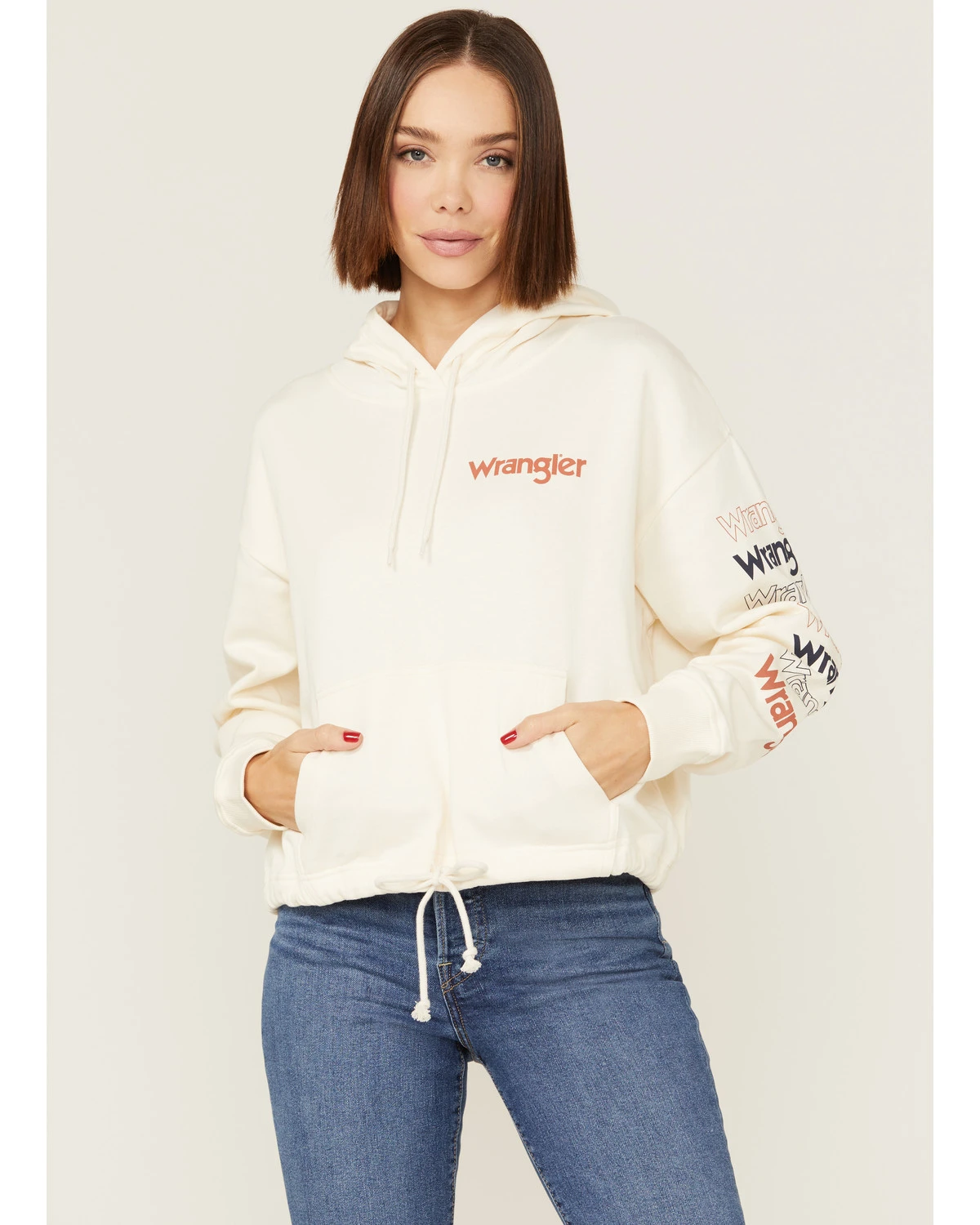 Wrangler Women's Logo Cropped Hoodie 3 Wrangler Women's Logo Cropped Hoodie