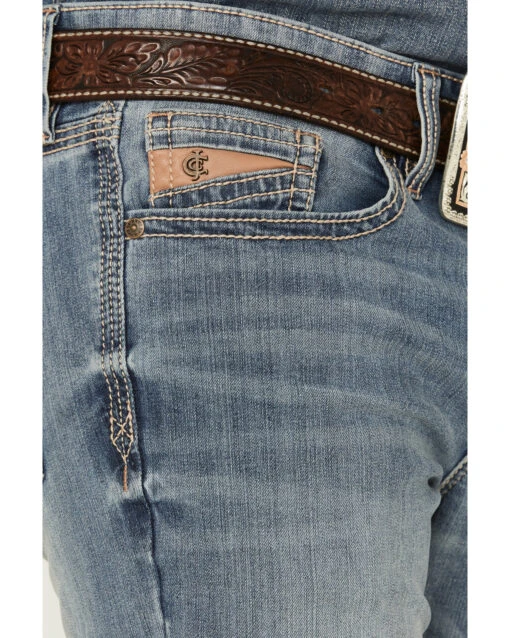 RANK 45 Men's Desert Ranch Performance Stretch Slim Bootcut Jeans - Image 2