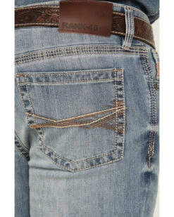 RANK 45 Men's Desert Ranch Performance Stretch Slim Bootcut Jeans -Optimal Clothing Store 2000359242 414 P4