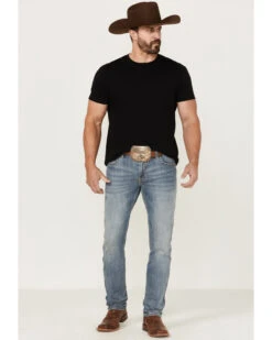 Rock & Roll Denim Men's Rifle Stretch Regular Skinny Jeans -Optimal Clothing Store 2000360319 400 P3