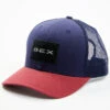 Bex Men's Stickem Logo Patch Mesh-Back Trucker Cap -Optimal Clothing Store 2000361331 410 P1