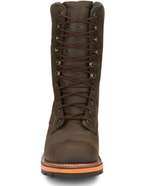 Chippewa Men's Thunderstruck 10" Waterproof Insulated Logger Work Boot - Soft Toe - Image 4