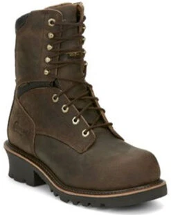 Chippewa Men's Sador Logger Waterproof Work Boots - Composite Toe