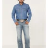Cinch Men's Grant Light Stonewash Performance Stretch Relaxed Bootcut Jeans -Optimal Clothing Store 2000362786 402 P1