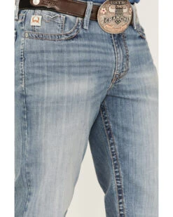 Cinch Men's Grant Light Stonewash Performance Stretch Relaxed Bootcut Jeans -Optimal Clothing Store 2000362786 402 P2