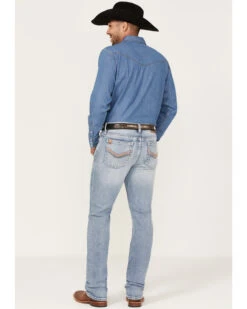 Cody James Men's Fandango Light Medium Wash Stretch Slim Straight Jeans -Optimal Clothing Store 2000364919 413 P3