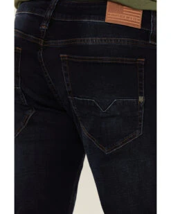 Howitzer Men's Cortez Patriot Dark Wash Stretch Straight Jeans -Optimal Clothing Store 2000365506 416 P4