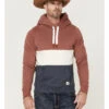 Wanakome Men's Rivera Colorblock Hooded Pullover Sweatshirt -Optimal Clothing Store 2000366255 942 P1
