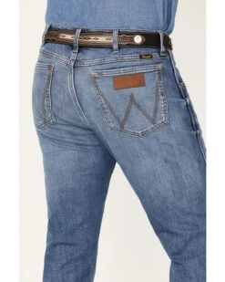 Wrangler Retro Men's Ansley Stretch Slim Straight Jeans -Optimal Clothing Store 2000366715 414 P4