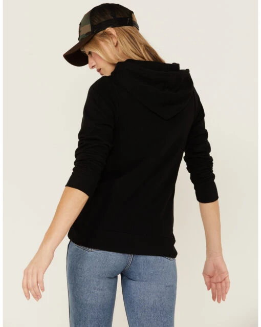 Blended Women's Keep Rollin Black Graphic Hoodie Sweater - Image 3