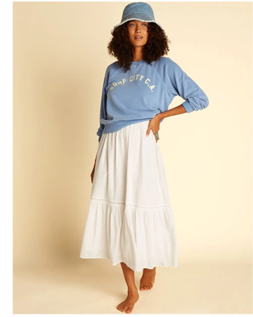 Billabong X Wrangler Women's On The Rise Surf City Graphic Sweatshirt - Image 2
