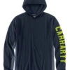 Carhartt Men's Force Relaxed Fit Midweight Long Sleeve Logo Graphic Hooded Work Shirt -Optimal Clothing Store 2000370007 410 P1