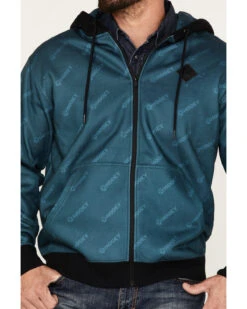 Hooey Men's Butte Monogram Logo Full-Zip Hooded Jacket 8 Hooey Men's Butte Monogram Logo Full-Zip Hooded Jacket -Optimal Clothing Store 2000370574 442 P3