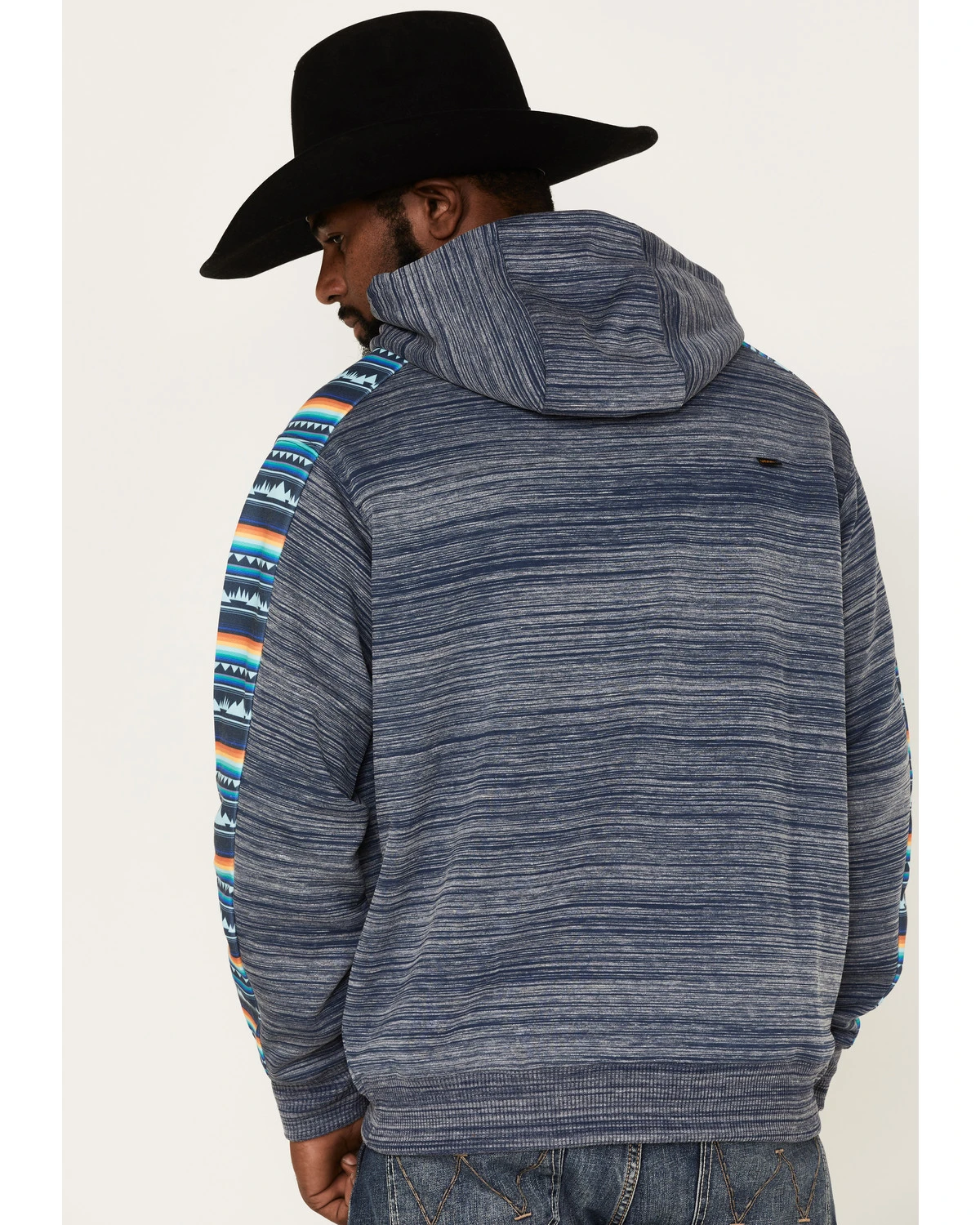 Hooey Men's Stripe Landscape Logo Hooded Sweatshirt 6 Hooey Men's Stripe Landscape Logo Hooded Sweatshirt - Image 4