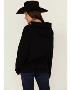 Goodie Two Sleeves Women's Don't Be All Hat & No Cowboy Black Graphic Hoodie 8 Goodie Two Sleeves Women's Don't Be All Hat & No Cowboy Black Graphic Hoodie -Optimal Clothing Store 2000371377 001 P3