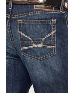 Ariat Men's M2 Prescott Kerwin Dark Wash Relaxed Stackable Bootcut Jeans -Optimal Clothing Store 2000371947 400 P3