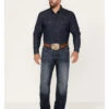 Ariat Men's Big Sur 3D Garby Dark Wash Relaxed Bootcut Jeans -Optimal Clothing Store 2000371978 400 P1