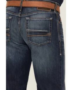 Ariat Men's Big Sur 3D Garby Dark Wash Relaxed Bootcut Jeans -Optimal Clothing Store 2000371978 400 P4