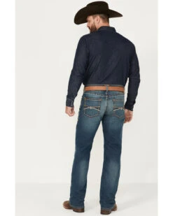 Ariat Men's M4 Cayman Ramos Medium Wash Relaxed Boot Stretch Denim Jeans -Optimal Clothing Store 2000371981 400 P3