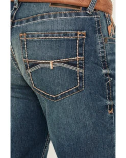 Ariat Men's M4 Cayman Ramos Medium Wash Relaxed Boot Stretch Denim Jeans -Optimal Clothing Store 2000371981 400 P4