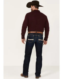 Ariat Men's M7 Rockport Ranger Dark Wash Slim Straight Jeans -Optimal Clothing Store 2000371986 400 P3