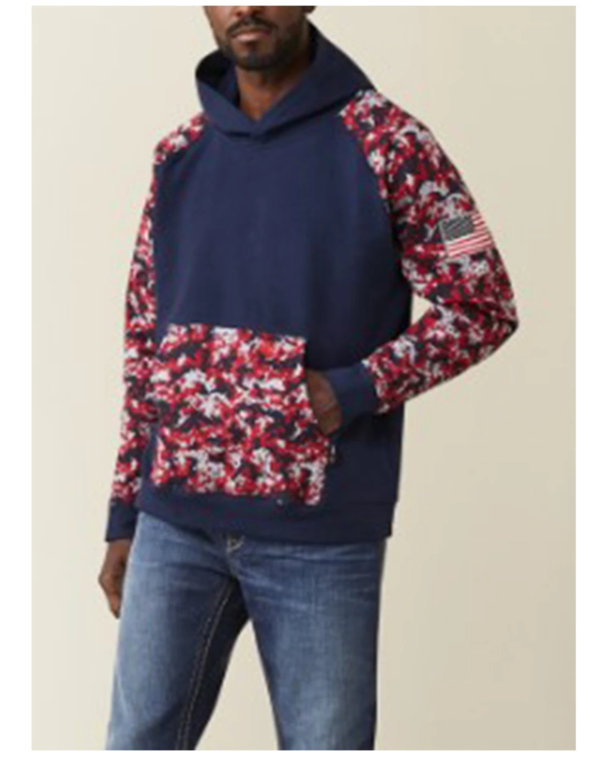 Ariat Men's FR DuraStretch Patriot Hooded Sweatshirt 3 Ariat Men's FR DuraStretch Patriot Hooded Sweatshirt