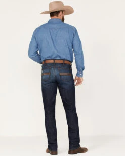Cinch Men's Silver Label Dark Wash Slim Straight Performance Jeans -Optimal Clothing Store 2000373443 402 P3