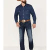 Cinch Men's Ian Medium Wash Slim Boot Performance Stretch Denim Jeans -Optimal Clothing Store 2000373481 402 P1