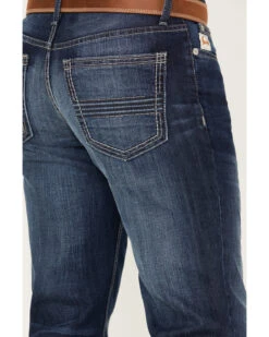 Cinch Men's Ian Medium Wash Slim Boot Performance Stretch Denim Jeans -Optimal Clothing Store 2000373481 402 P3
