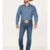 Cinch Men's Ian Medium Wash Slim Bootcut Performance Jeans -Optimal Clothing Store 2000373497 402 P1