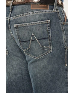 Ariat Men's M5 Louisville Seneca Medium Wash Stretch Straight Leg Jeans - Big -Optimal Clothing Store 2000373700 400 P3