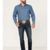 Ariat Men's M7 Drake Toro Dark Wash Slim Straight Jeans -Optimal Clothing Store 2000373702 400 P1