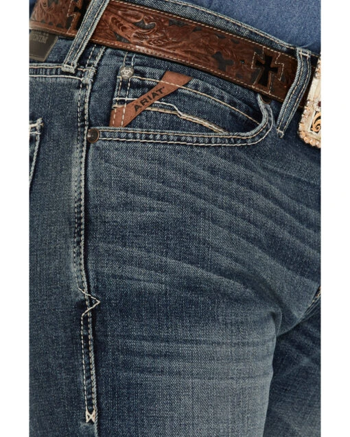 Ariat Men's M8 Texarcana Judson Medium Wash Modern Slim Straight Jeans - Image 2